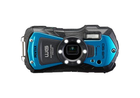PENTAX Câmera Digital Waterproof WG-90 - Azul