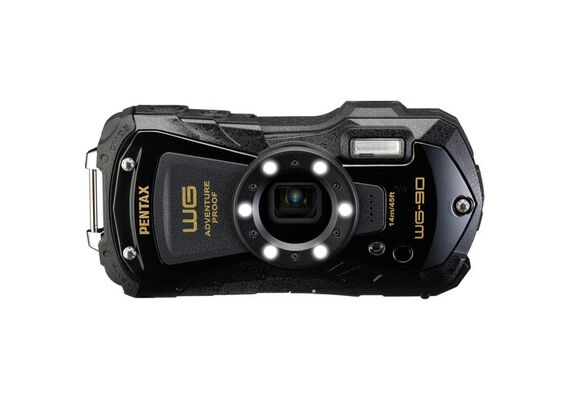 PENTAX Câmera Digital Waterproof WG-90 - Preta