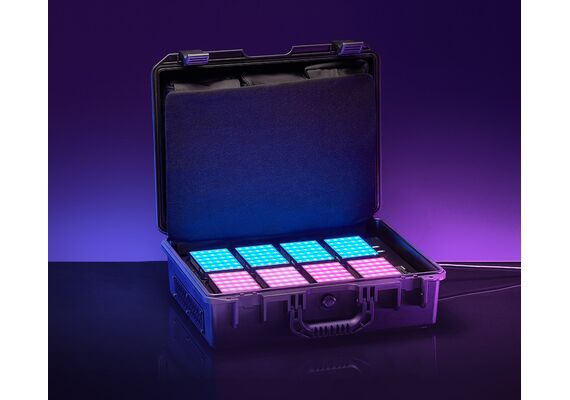 GODOX Kit 8 LED RGB Pocket C5R-K8 com Mala de Carregamento