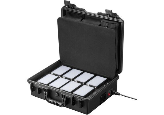 GODOX Kit 8 LED RGB Pocket C5R-K8 com Mala de Carregamento