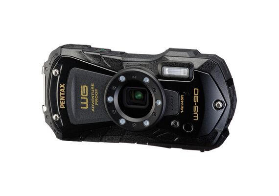 PENTAX Câmera Digital Waterproof WG-90 - Preta
