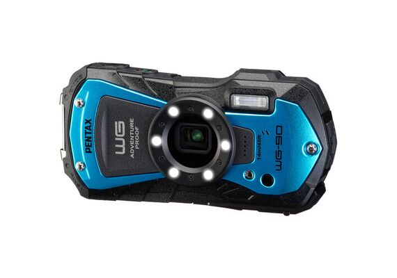 PENTAX Câmera Digital Waterproof WG-90 - Azul