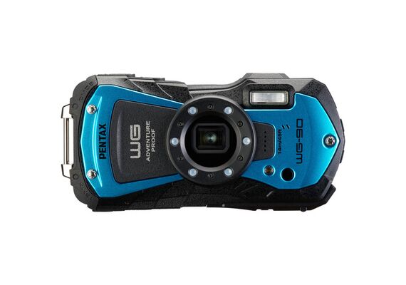 PENTAX Câmera Digital Waterproof WG-90 - Azul