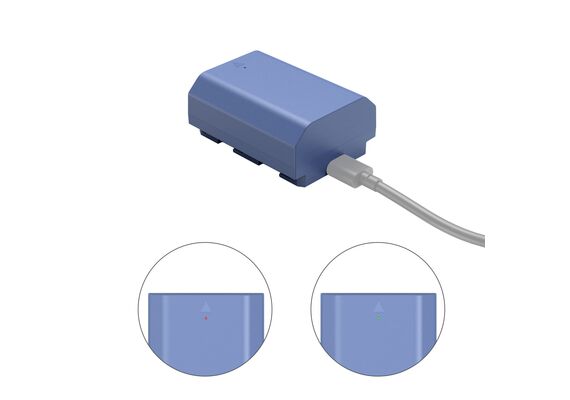 ​SMALLRIG 4265B Bateria NP-FZ100 com porta USB-C