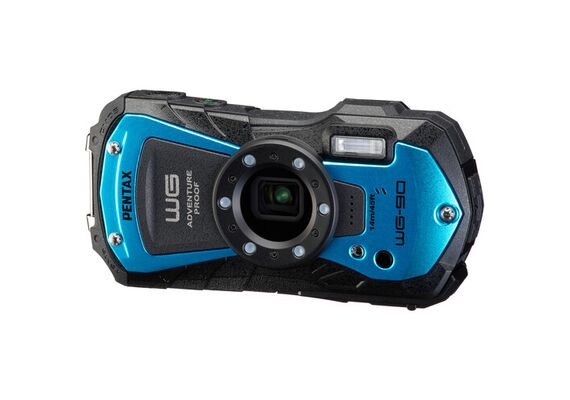 PENTAX Câmera Digital Waterproof WG-90 - Azul