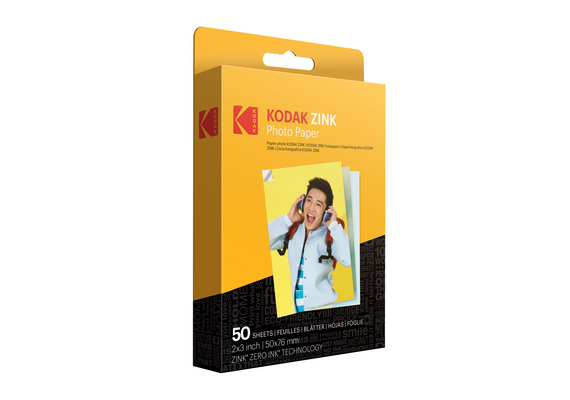 KODAK Zink Papel 2x3" - Pack de 50