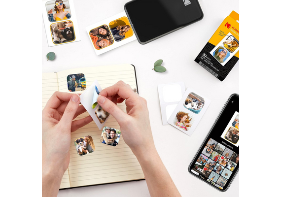 KODAK Zink Papel Autocolante 2x3  - Pack de 30