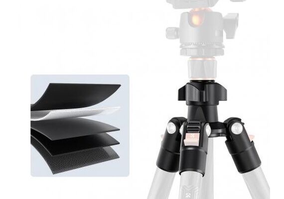 K&F CONCEPT Tripé de Carbono K254C2 + Cabeça de Bola BH-36L