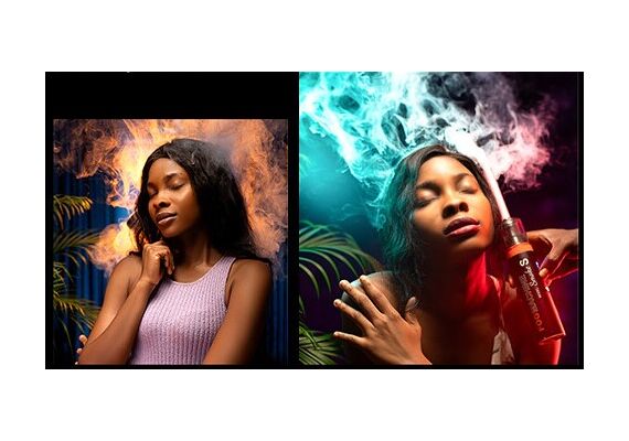 ​LENSGO Máquina de Fumo Portátil Smoke S