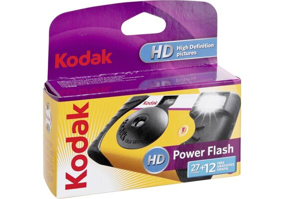 KODAK Camera Descartável Power Flash 27 + 12 Exposições