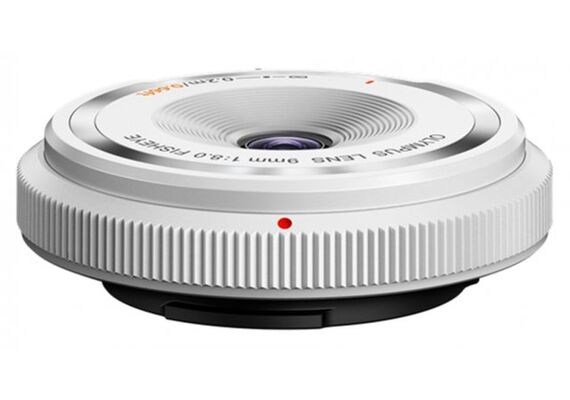 ​OM SYSTEM BCL‑0980 9mm f8.0 Fisheye Pancake - Branca