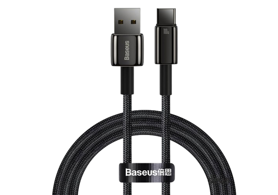 ​BASEUS Cabo USB-A Macho para USB-C Macho 100W/6A - 1m
