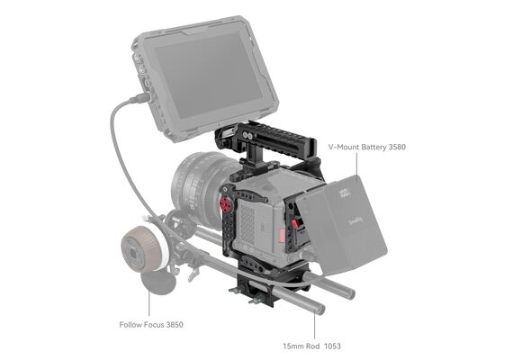 SMALLRIG 4110 Kit Cage Avançado para RED KOMODO / KOMODO-X