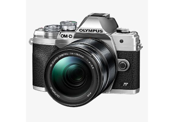 ​OM SYSTEM E-M10 MARK IV (Prata) + M.Zuiko Digital ED 14-150mm (Preta)