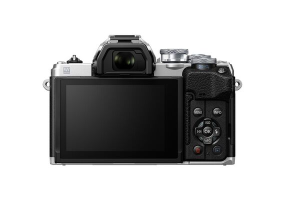 ​OM SYSTEM E-M10 MARK IV (Prata) + M.Zuiko Digital ED 14-150mm (Preta)