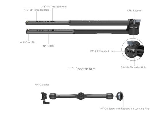 SMALLRIG MD4362 Kit de Rastreamento POV