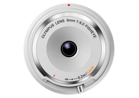 ​OM SYSTEM BCL‑0980 9mm f8.0 Fisheye Pancake - Branca