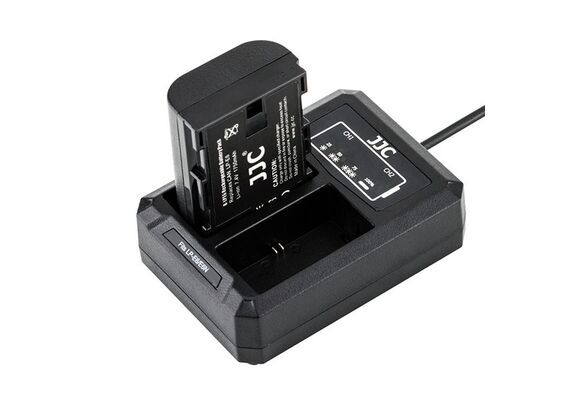 ​JJC Carregador USB Duplo para Baterias LP-E6 / LP-E6NH