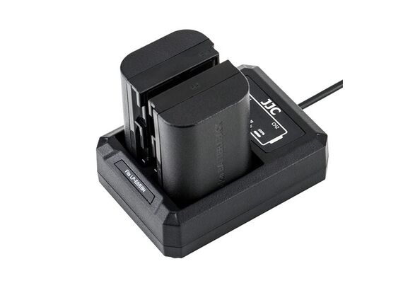 ​JJC Carregador USB Duplo para Baterias LP-E6 / LP-E6NH