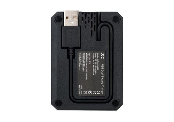 JJC Carregador USB Duplo para Baterias NP-FW50