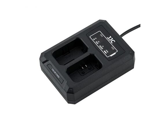 ​JJC Carregador USB Duplo para Baterias NP-FW50
