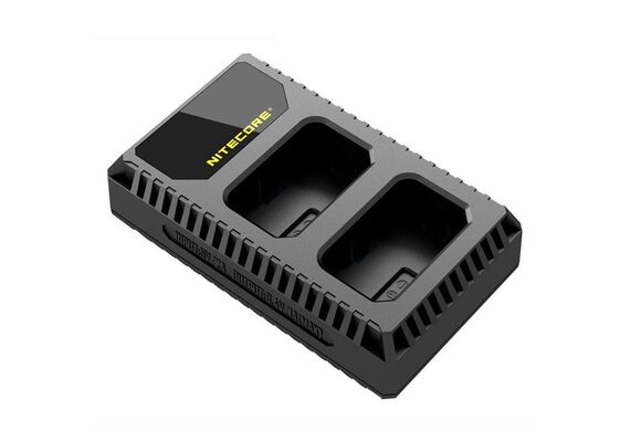 NITECORE Carregador USB Duplo para Baterias NP-FW50