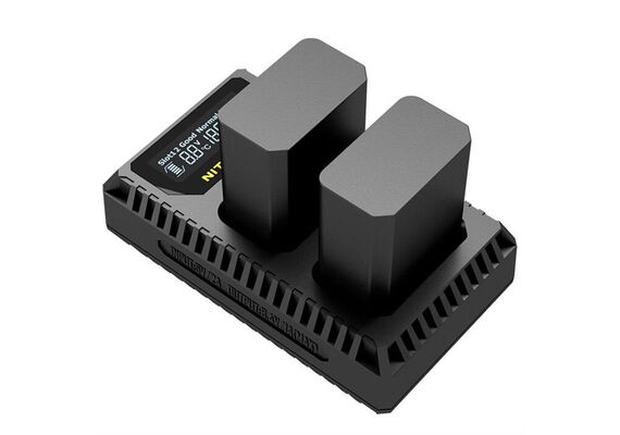 NITECORE Carregador USB Duplo para Baterias NP-FW50