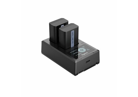 SMALLRIG 3818 Kit Carregador + 2 Baterias NP-FW50 1030mAh