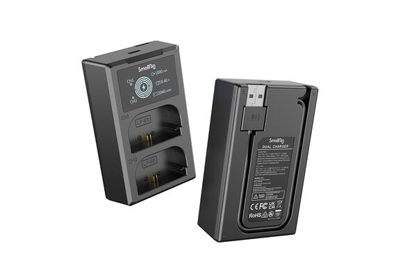 SMALLRIG 3821 Kit Carregador + 2 Baterias LP-E6HN 2040mAh