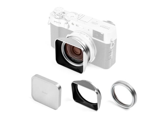 NISI Kit Pára-sol NC UV para Fuji x100 – Silver