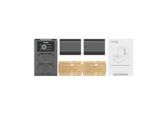 ​SMALLRIG 3824B Kit Carregador + 2 Baterias NP-FZ100 2040mAh