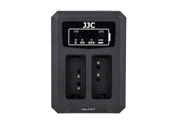 ​JJC Carregador USB Duplo para Baterias LP-E17