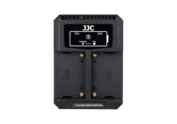 ​JJC Carregador USB Duplo para Baterias NP-F