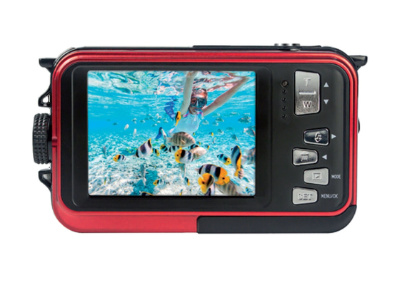 AGFAPHOTO Câmera Digital Waterproof WP8000 - Vermelho