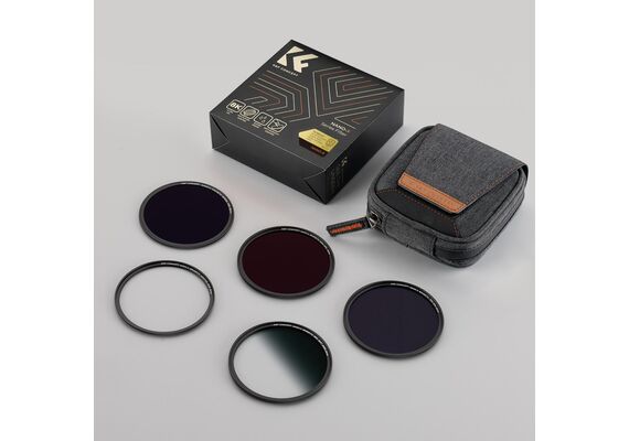 K&F CONCEPT Kit de Filtros Magnéticos GND8 + ND8 + ND64 + ND1000 67mm