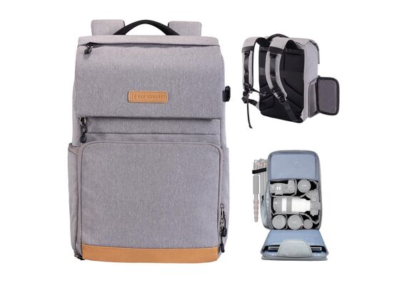 K&F CONCEPT Mochila Multifuncional Camera Backpack KF13.104V1 - 22L (Cinza)