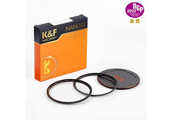 K&F CONCEPT Kit de Filtro Magnético Black Diffusion 1/4 NANO-X + Tampa 82mm