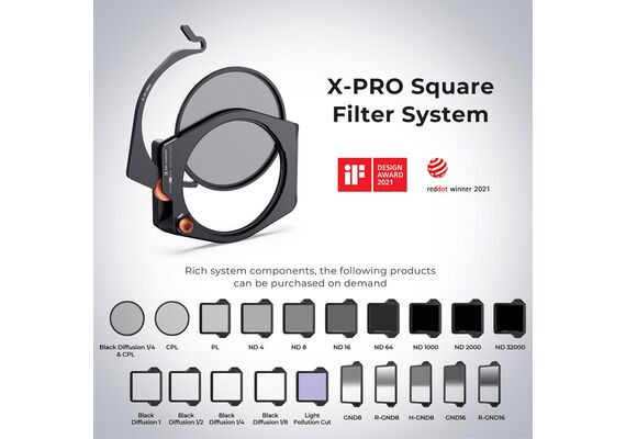 K&F CONCEPT Filtro 100x100mm ND64 Nano-X Pro Series