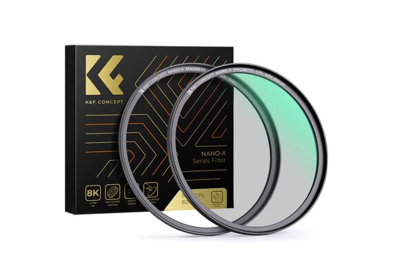 K&F CONCEPT Kit de Filtro Magnético CPL 82mm