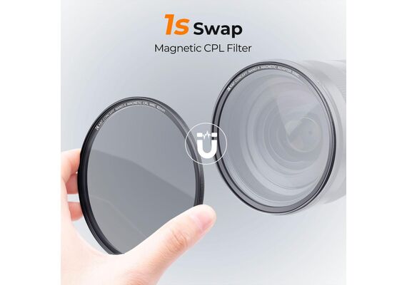 K&F CONCEPT Kit de Filtro Magnético CPL 82mm