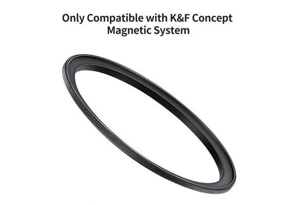 K&F CONCEPT Adaptador de Filtro Magnético Step-up 72mm-82mm