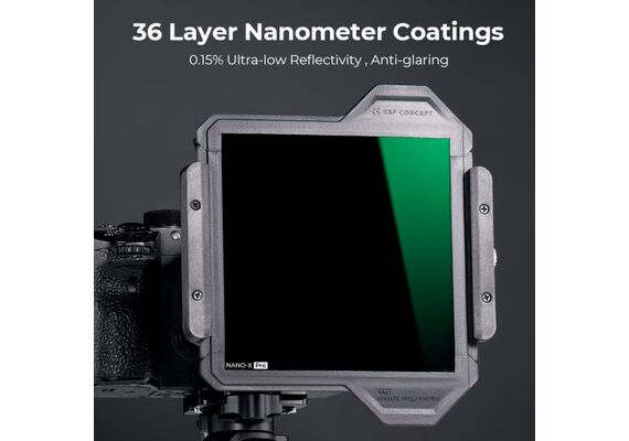 K&F CONCEPT Filtro 100x100mm ND1000 Nano-X Pro Series
