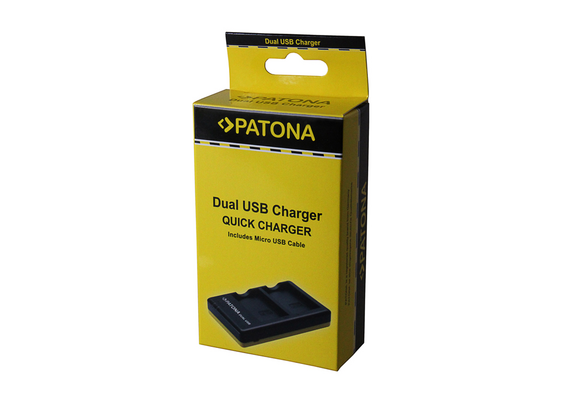 PATONA Carregador Duplo USB Canon BP-511