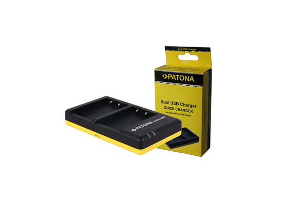PATONA Carregador Duplo USB Canon BP-511