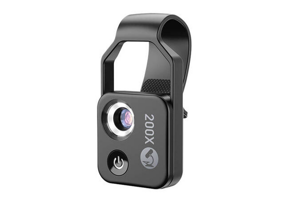 APEXEL Lente Smartphone APL-MS002BK 200X micro - Preto