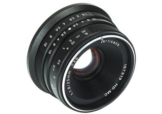 7ARTISANS 25mm f/1.8 para Nikon Z - Preto