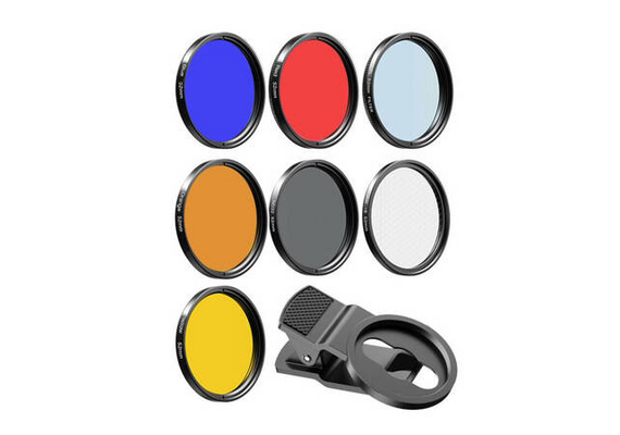 APEXEL Filtros para Lente Smartphone APL-52UV-7F 52mm 7 em 1