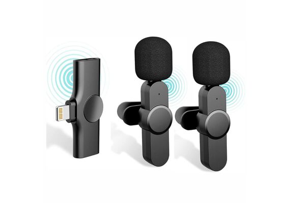 DIV Kit Microfone Duplo Wireless - Lightning