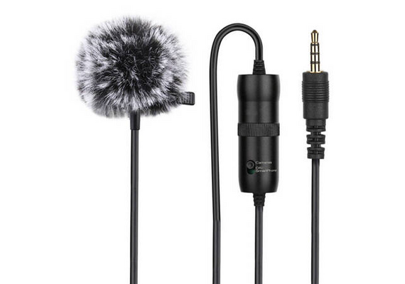 PULUZ Microfone Clip 3.5mm Jack - 6m