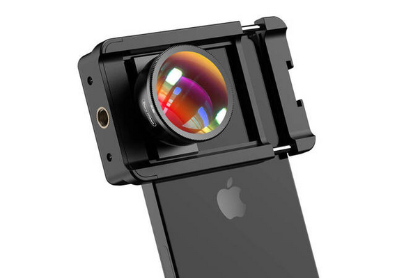 APEXEL Lente Smartphone Macro APL-HB100CPL 100mm CPL - Preto